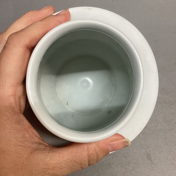 Porzellan KPM Bavaria Germany White Bisque Porcelain Flower Vase - 1970’s - Picture 7 of 10